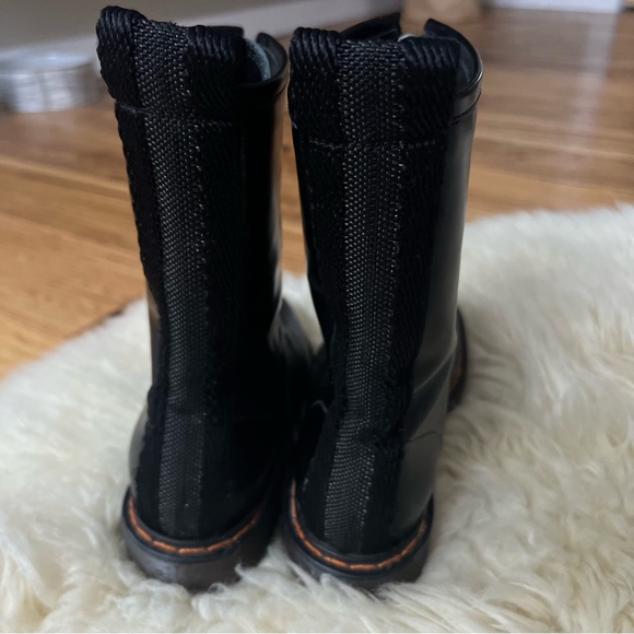 Funky Zip up Clone combat boots Black Size 6 - Picture 5 of 12